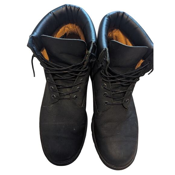 Timberland black boots Nubuck leather Men's size 13.  Great shape! - Picture 3 of 12